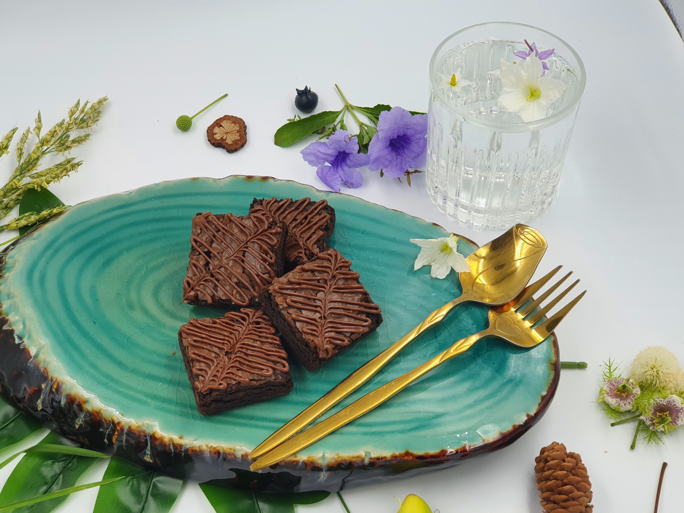 Nutella Brownie  (บราวนี่นูเทลลา)