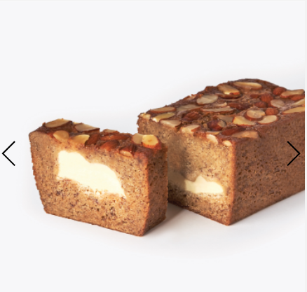 Banana Cream Cheese Loaf Cake 