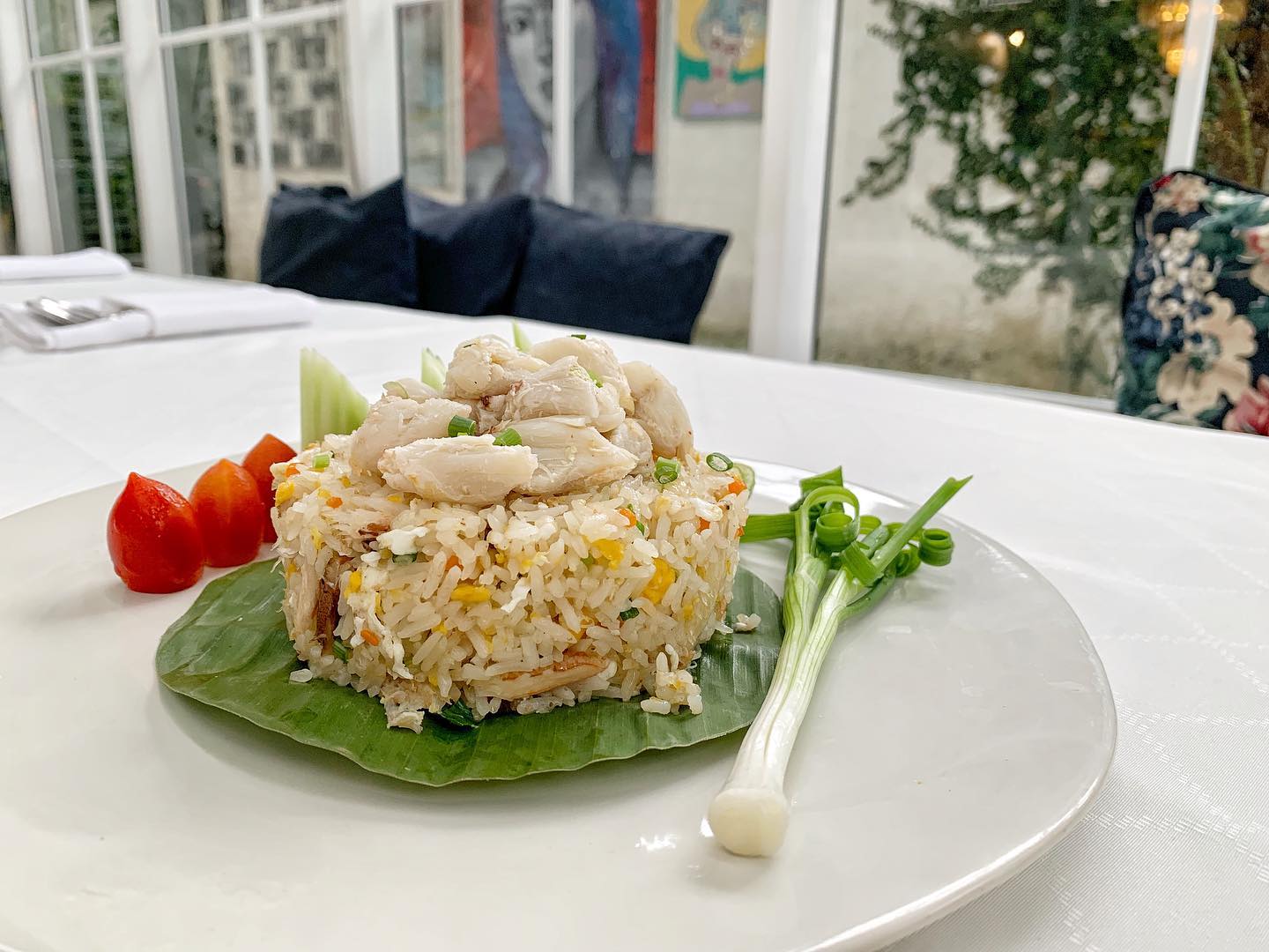 Crab meat with fried rice