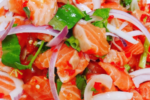 ยำแซลม่อน แซ่บซี้ดด