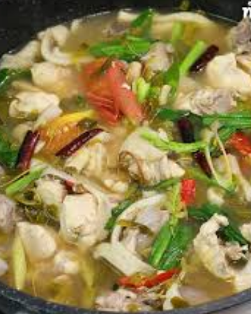 ต้มไก่ใบมะขามอ่อน