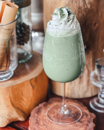 Matcha​ Frappe X Whipping Cream