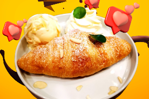 ครัวซองต์ ซันเดย์ Croissaint Sundae
