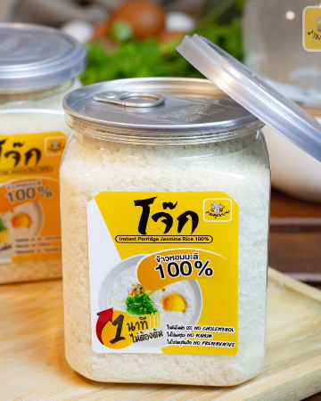 โจ๊ก ข้าวห้อมมะลิ 100% 400 g X 1