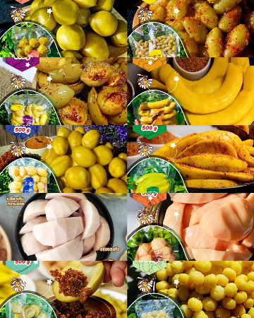 ผลไม้แช่อิ่ม/ดอง 500g คละ X 24 ( $13.75 )