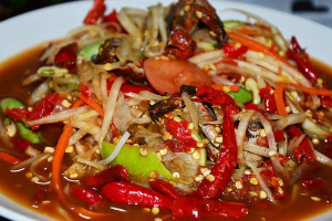 ส้มตำปูปลาร้า