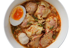 เกี๊ยวหมูต้มยำ