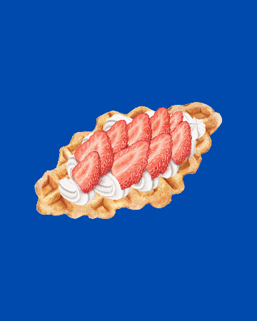 STRAWBERRY AND CREAM CROFFLE ( ครอฟเฟิลครีมสตอเบอร์รี่ ) 🍓🧁