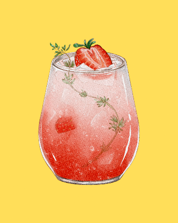 Strawberry Soda🍓 สตอเบอรรี่โซดา