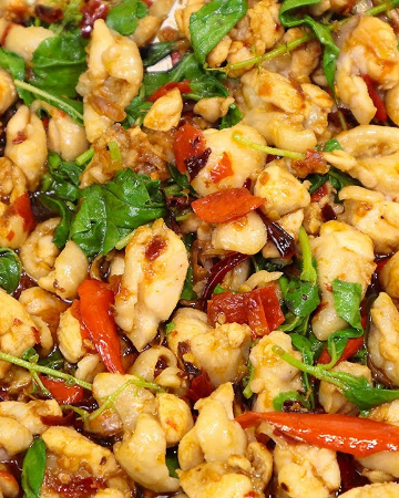 ผัดกะเพราไก่