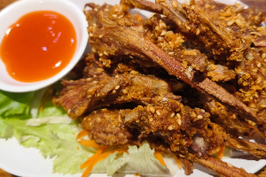 ปากเป็ด ทอด