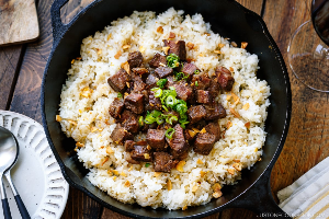 Beef & Onion Crispy Garlic