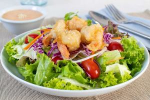 Fried shirmp salad-สลัดกุ้งกรอบ