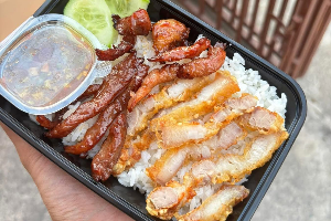 ข้าวหมูผสม