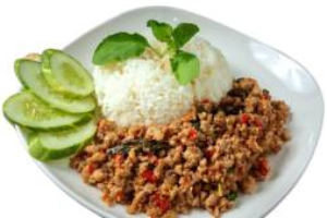 ข้าวกระเพราหมู
