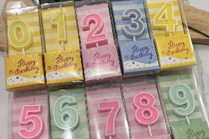 เทียนวันเกิดตัวเลข