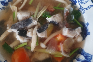 ต้มยำปลาอินทรีน้ำใส