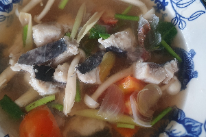 ต้มยำปลาอินทรีน้ำใส