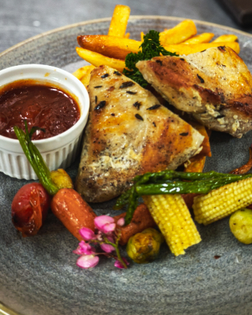 CHECKEN BREAST / สเต๊กอกไก่