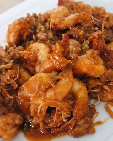 ข้าว กุ้งผัดกะปิ