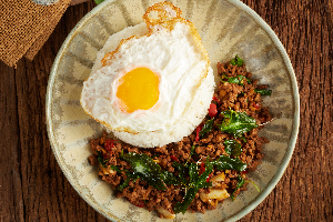 Ka Prao Thai Wagyu Beef Kai Dow 