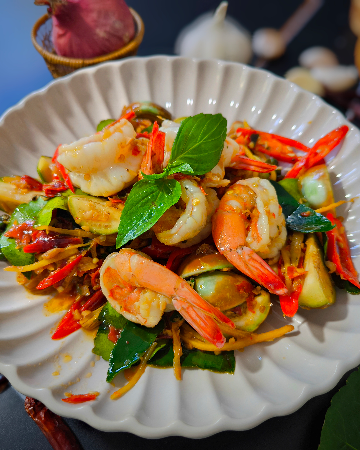 กุ้งผัดฉ่า