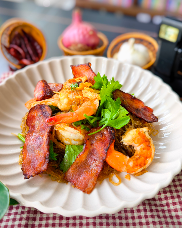 กุ้งอบวุ้นเส้น