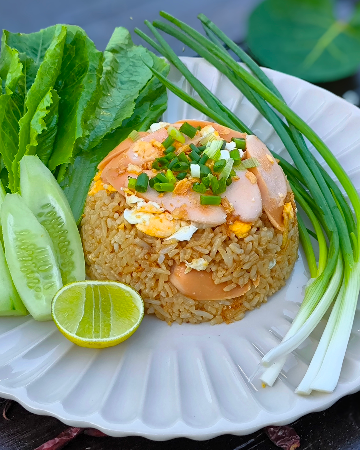 ข้าวผัดไส้กรอก