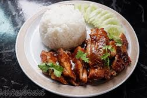 ไก่ย่างซอส