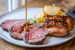Roast Beef with Yorkshire Pudding