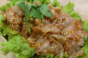 แมงกะพรุนน้ำมันงา | Jellyfish with Sesame Oil