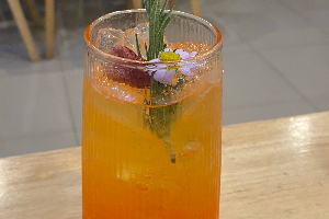 มะม่วงสตอเบอรี่เอด 스트로베리 망고 에이드 Strawberry Mango ade