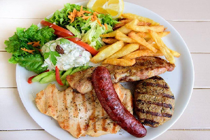 Grill plate - Grillteller - จานย่าง