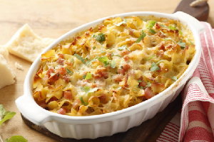 Ham Fleckerl Pasta - Schinkenfleckerin - พาสต้าแฮมเฟล็คเคอเรล