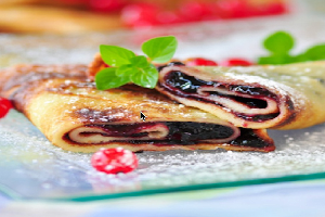 Jam Pancake - Marmelade Palatschinken - แพนเค้กแยม