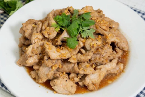 Fried garlic - Gebratener Knoblauch - กระเทียมเจียว