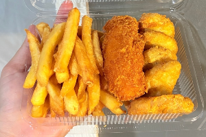 เฟรนช์ฟรายส์+นักเก็ต+ชีสสติ๊ก