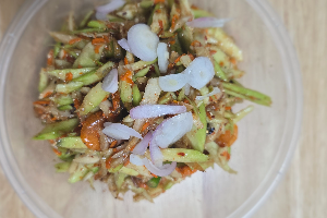 ยำมะม่วงแบบสับ