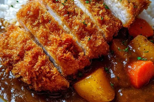 ข้าวแกงกะหรี่ไก่ทอด