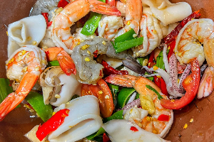 เหลาทะเล | Spicy Seafood Platter