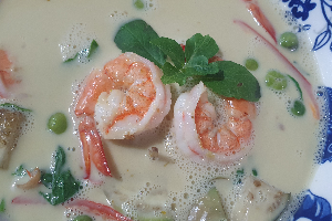 แกงเขียวหวานกุ้ง