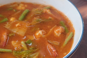 แกงส้มผักรวมกุ้ง