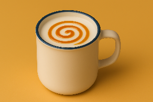 นมสดคาราเมลร้อน | Hot Caramel Milk