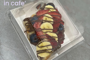 ครอฟ นูเทลล่า+ผลไม้รวม