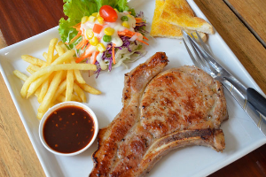 ซุปเปอร์พอร์คชอพสเต็ก