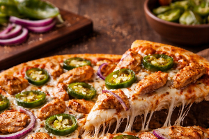 Chicken jalapeño pizza 12”
