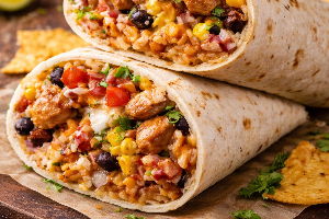 Chicken burrito 