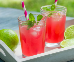 แดงมะนาวโซดา (Red Grenadine Lemon Soda)