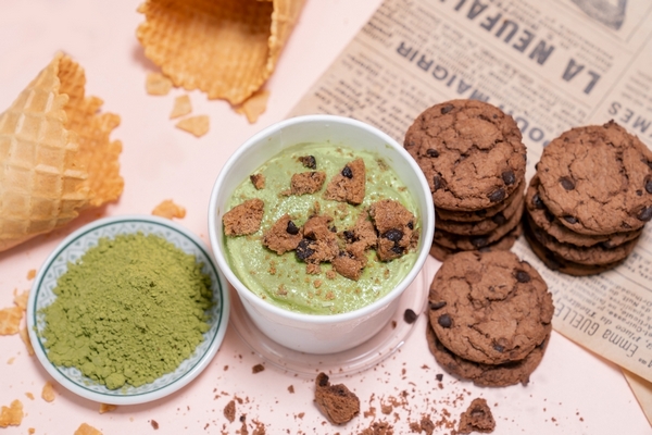 matcha cookie softcream