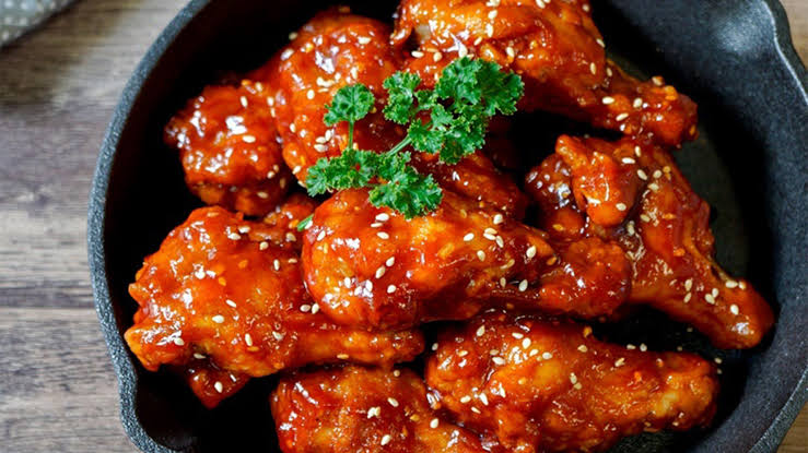 ไก่ทอดเกาหลี(เผ็ด)